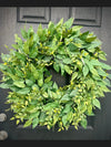 Greenery Wreath for Spring *customizable, bows sold separately