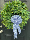 Greenery Wreath for Spring *customizable, bows sold separately