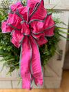 Luxe Designer Hot Pink Wreath Bow *Bow Only