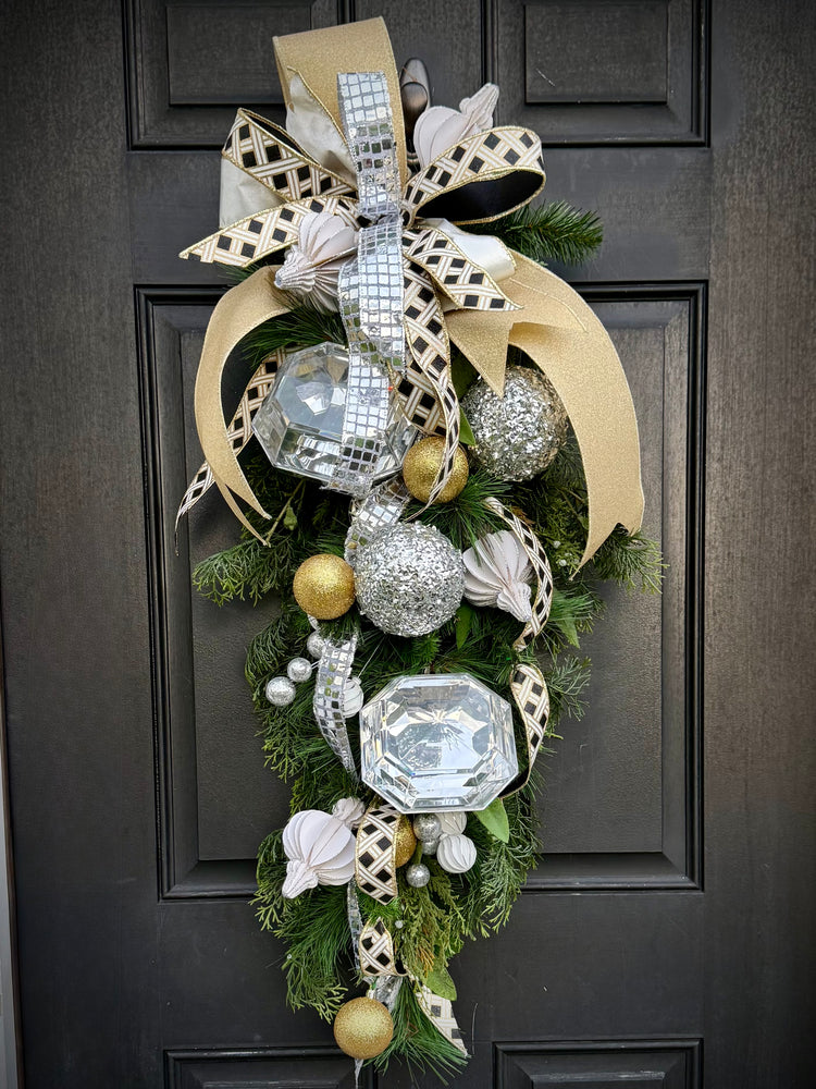 Jewel Swag for Winter, Christmas Swag