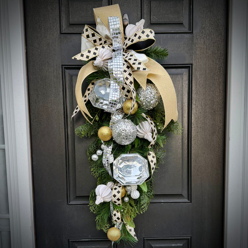 Jewel Swag for Winter, Christmas Swag