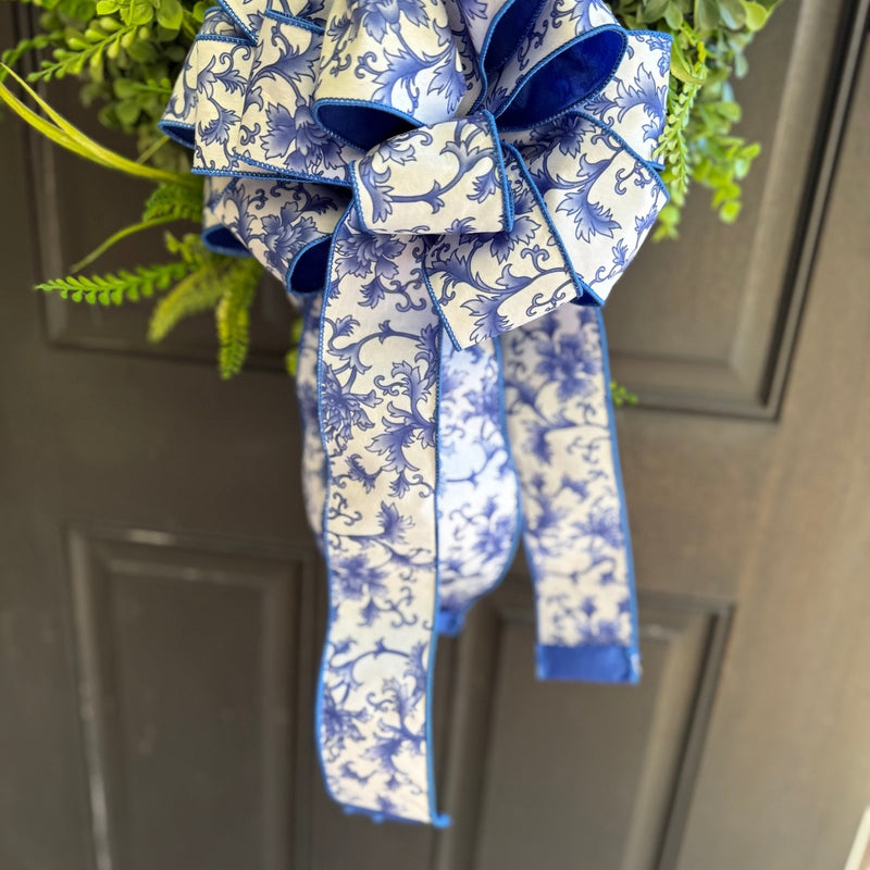 Chinoiserie Custom Wreath Bow *Bow Only