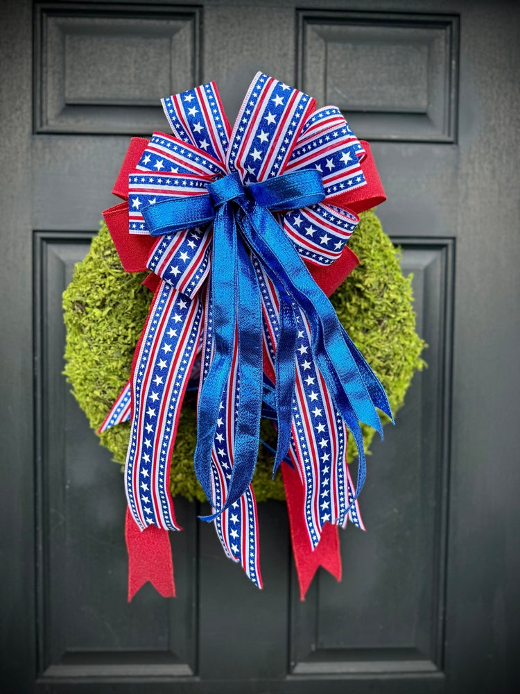 Large Patriotic Bow for Spring and Summer *Bow Only
