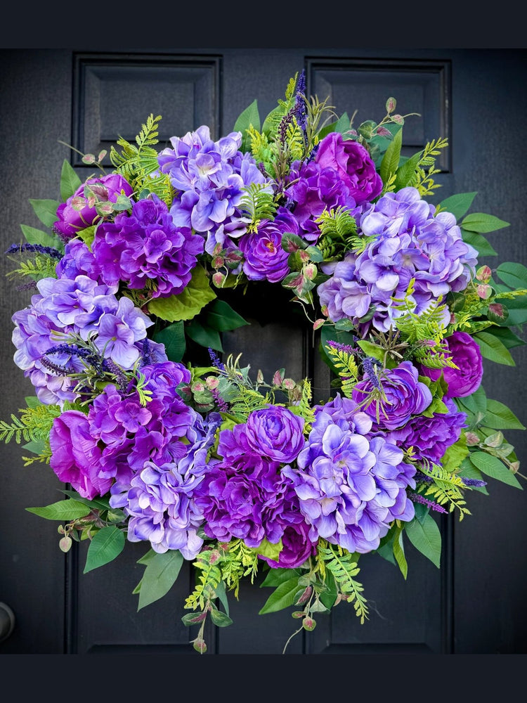 Purple Wreath Kit for Connie