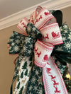 Reindeer Themed Tree Topper