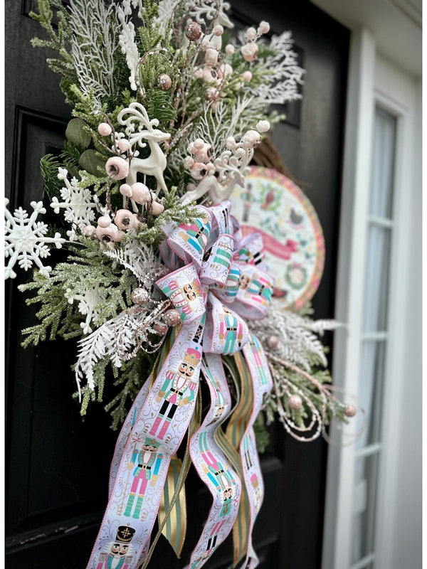 Nutcracker and 12 Days of Christmas Wreath for Winter