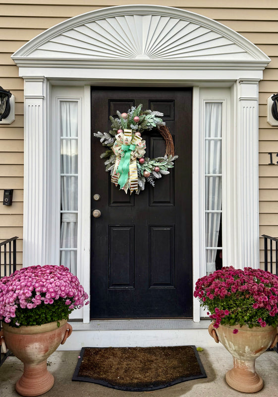 Pastel Nutcracker Christmas Wreath for Winter
