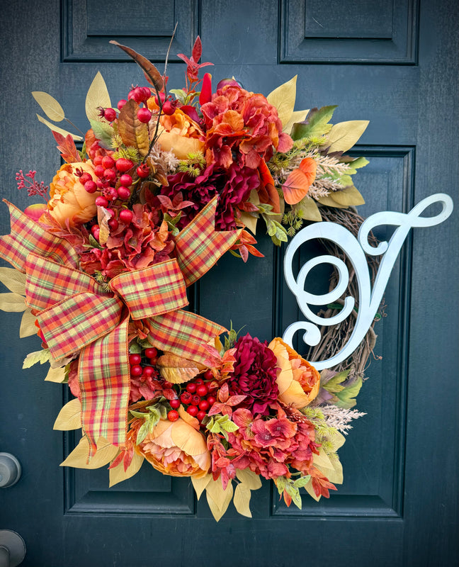 Fall Peony Wreath *Realtors Special
