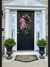 Trailing Greens and Peony Wreath for Spring