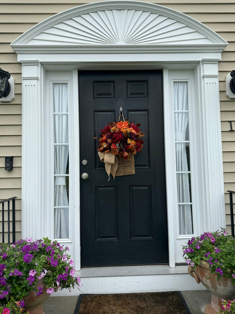 Hanging Fall Floral Basket
