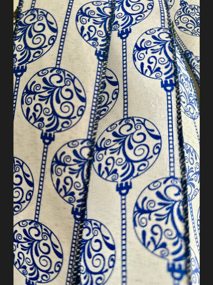 Chinoiserie Ornament Themed Tree Topper for Winter