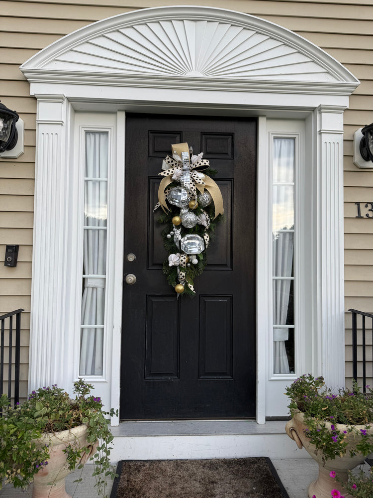 Jewel Swag for Winter, Christmas Swag