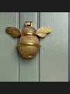 Bee Door Knocker in Brass or Satin Finish