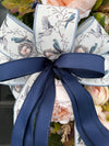 Peony Spring Wreth with Birds Nest Bow