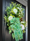 St Patrick’s Day Wreath w/ Extra Bow