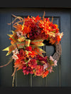 Fall Maple Leaf Wreath