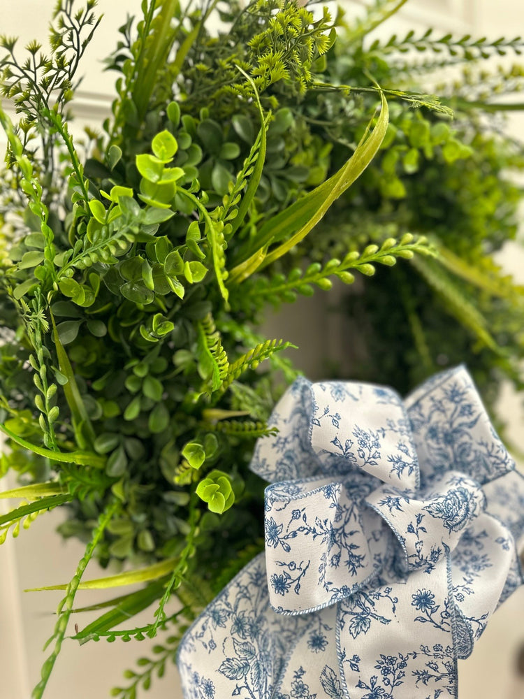 Chinoiserie Custom Wreath Bow *Bow Only