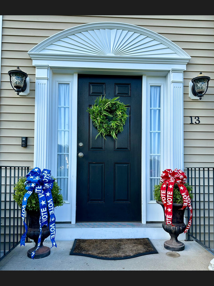 XL Vote Bow in Blue *Bow Only