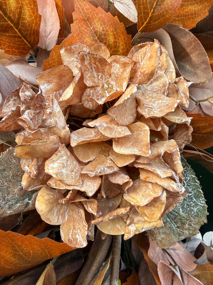 Hydrangea and Eucalyptus Wreath for Fall