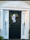 Spring Hydrangea abd Cabbage Rose Wreath