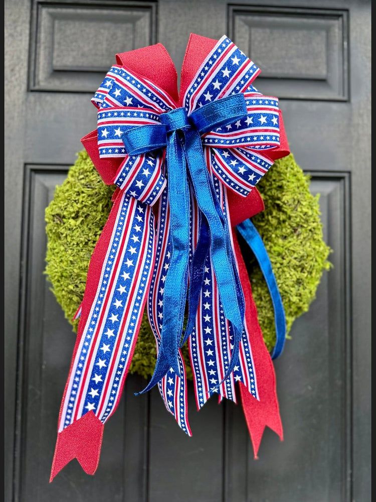 Large Patriotic Bow for Spring and Summer *Bow Only