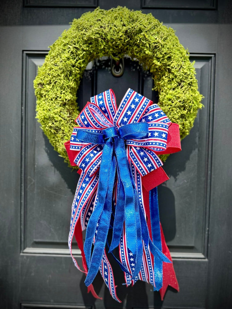 Large Patriotic Bow for Spring and Summer *Bow Only