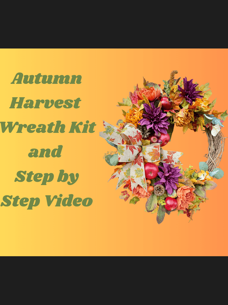 Autumn Wreath Making Kit and Tutorial