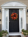 Cozy Fall Wreath with Pumpkins, Pears & Peonies