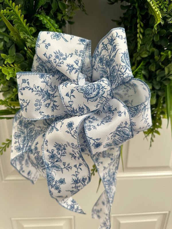 Chinoiserie Custom Wreath Bow *Bow Only