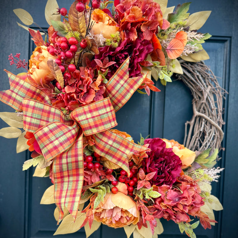 Fall Peony Wreath *Realtors Special