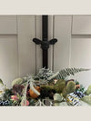 Bee Wreath Hanger in Black, Black and Gold or Nickel Finish