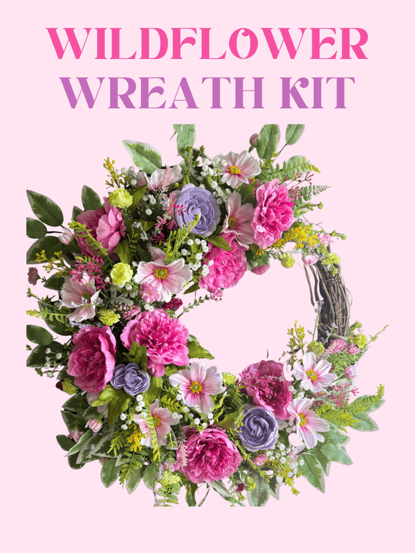 Wildflower Wreath Making Kit w/ Video