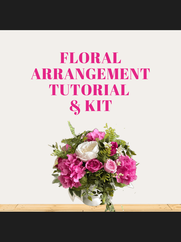 Spring Floral Arrangement Kit and Video
