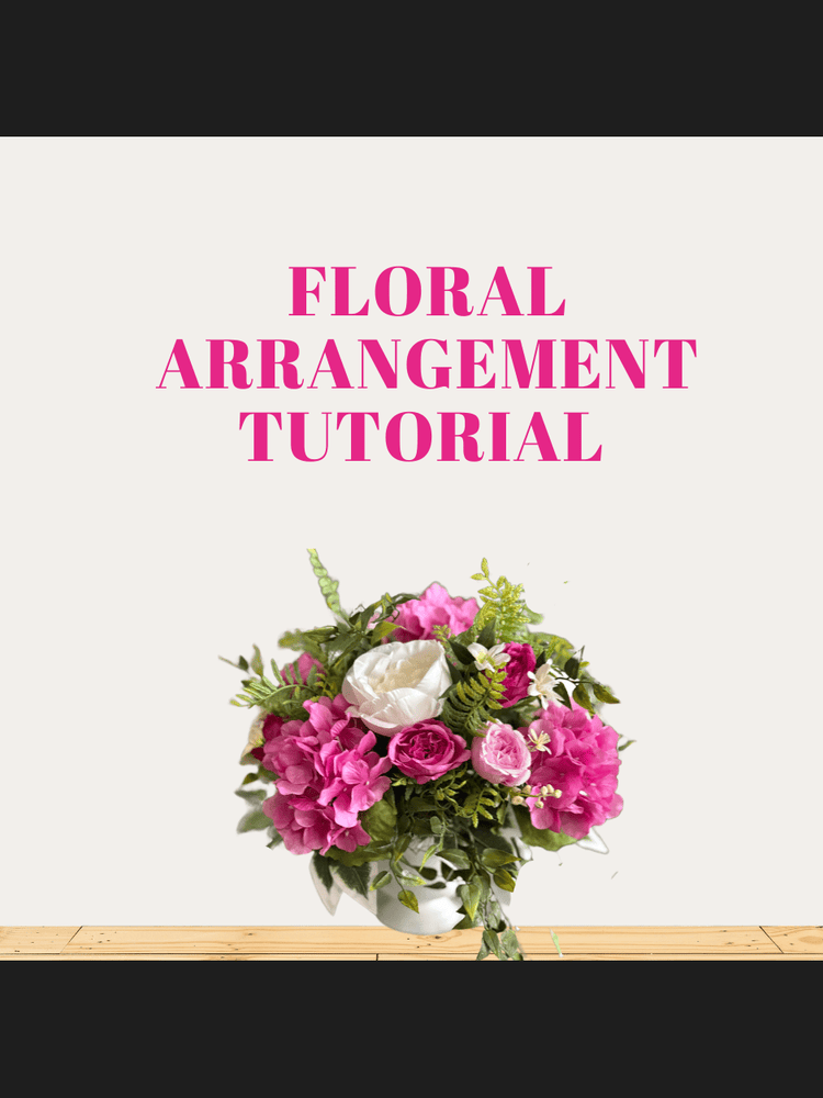 Spring Floral Arrangement Tutorial-Video Only