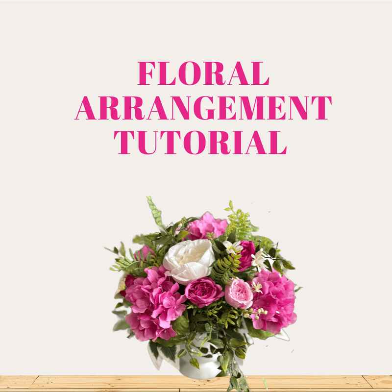 Spring Floral Arrangement Tutorial-Video Only