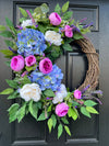 Wreath Making **KIT***featuring Blue Hydrangeas by Enchanted Vines