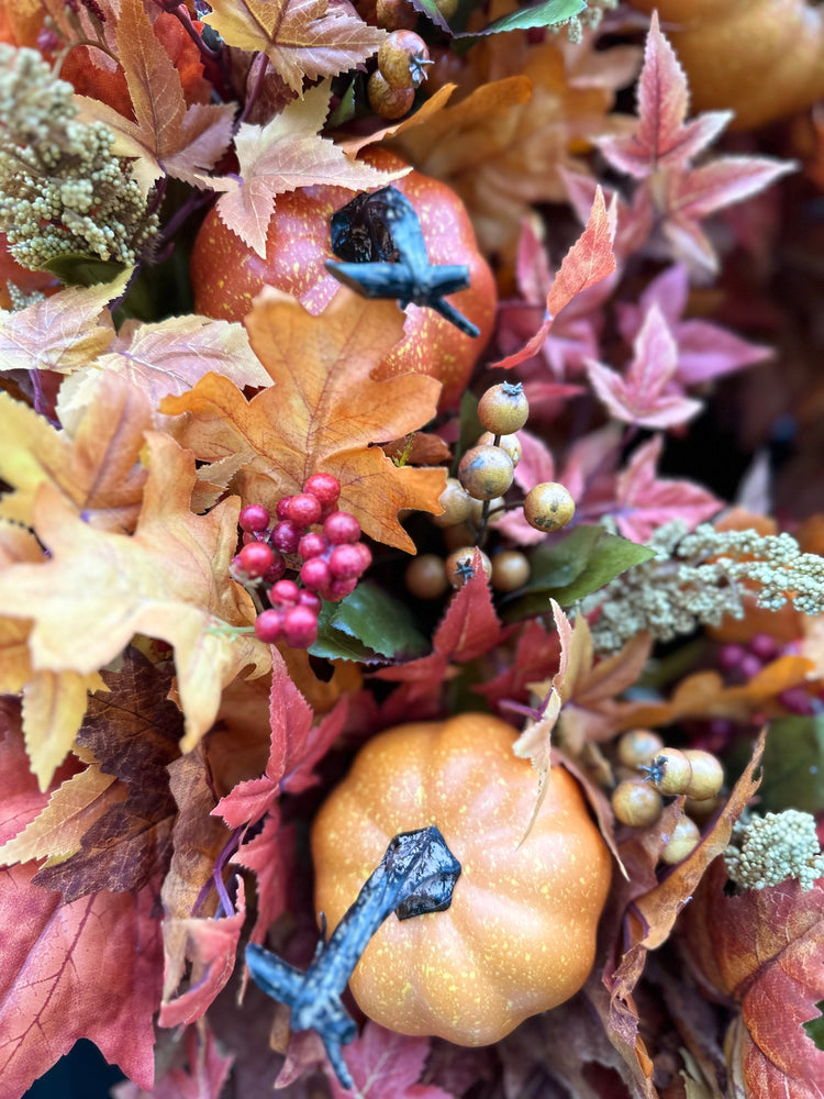 Lush Pumpkin Wreath