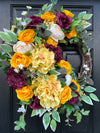 Contrast Wreath for Spring